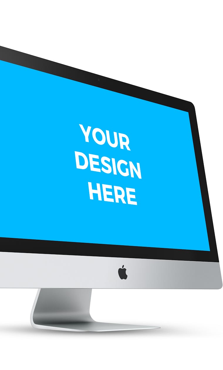 Download Free iMac on the wooden desk Mockup generator | Smartmockups
