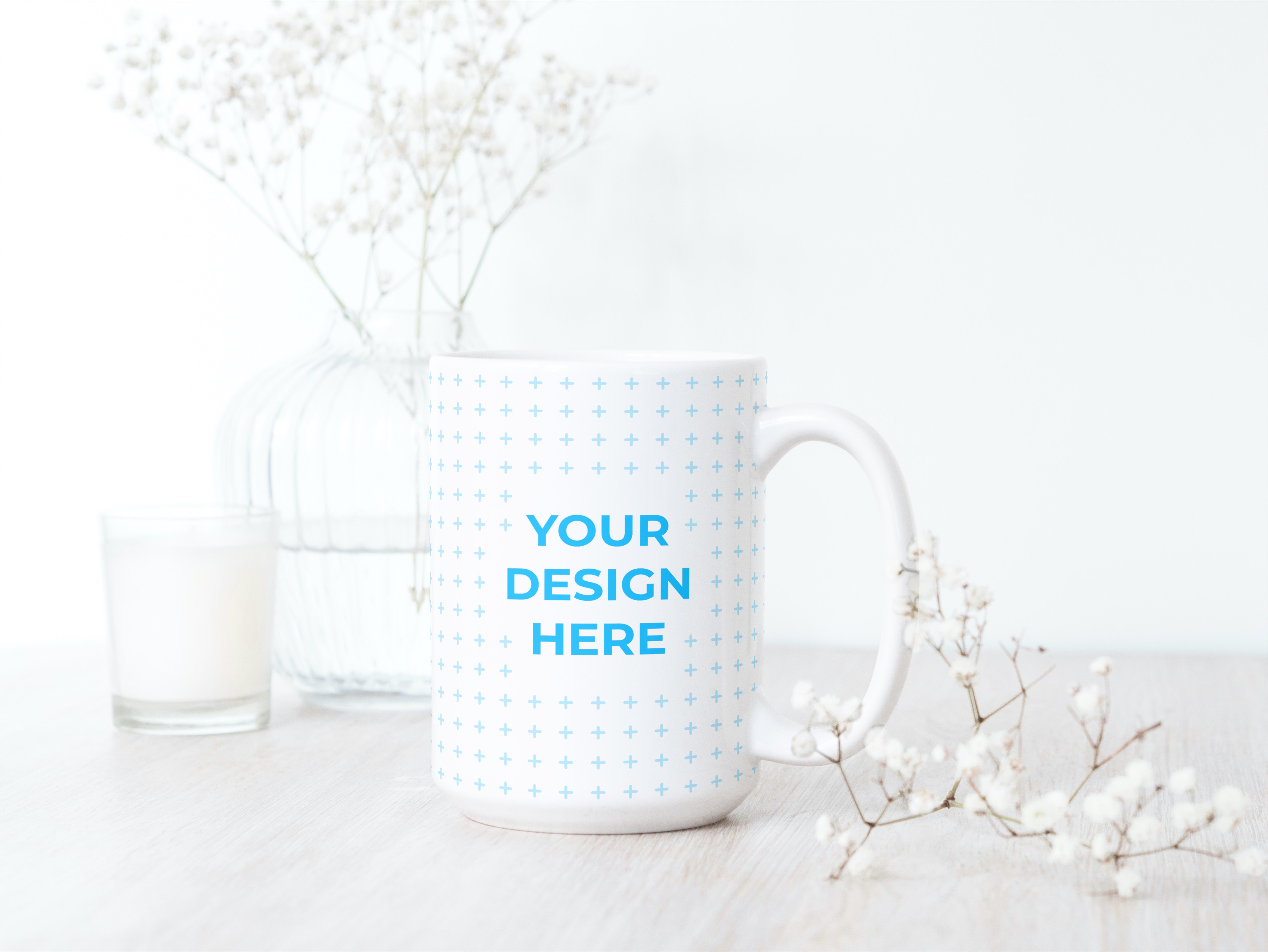 Free Cup with a blanket Mockup generator Smartmockups