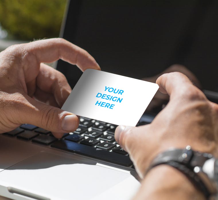 Download Free ISO - 85x55mm business card with changeable color ...