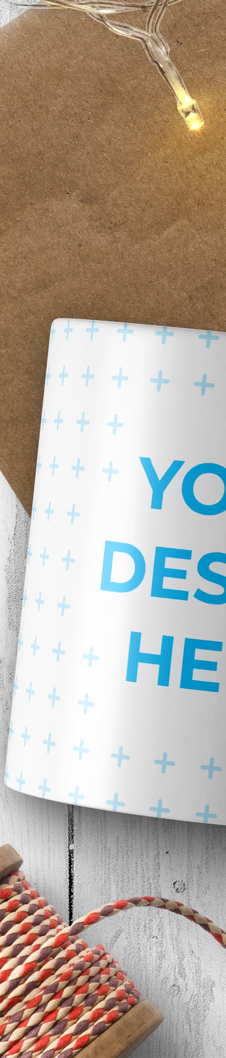 Download Free Ceramic mug full of coffee on the wooden table Mockup ...